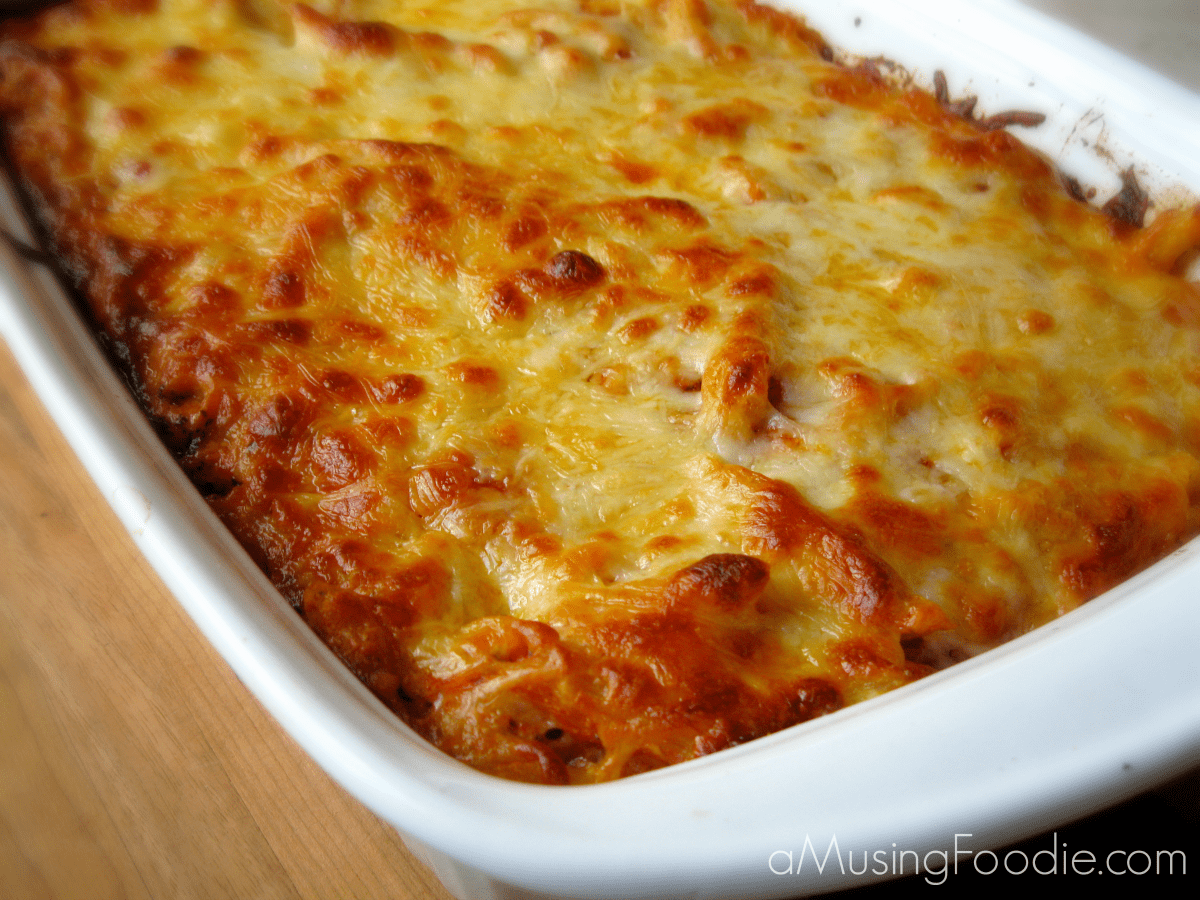 What is a good recipe for baked ziti casserole?